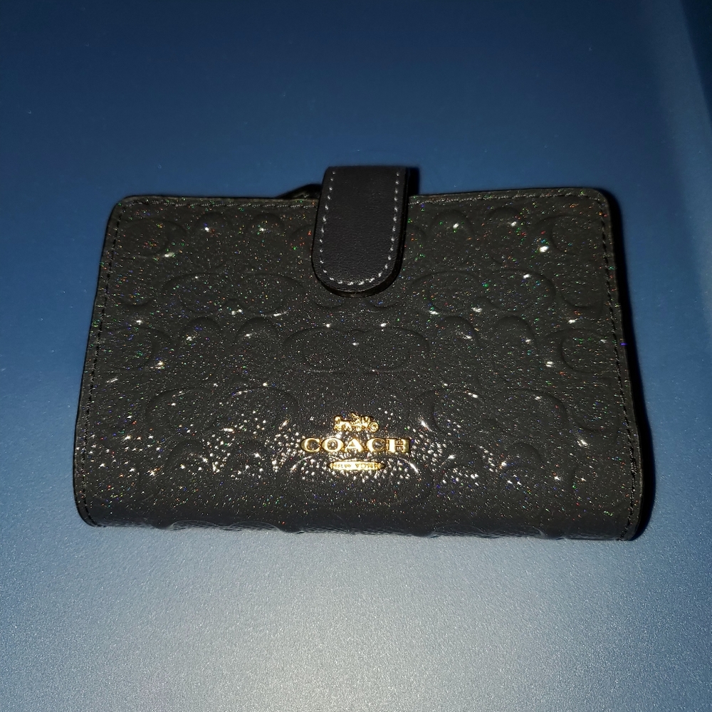 NWT COACH Midnight (Dark Navy) Wallet
